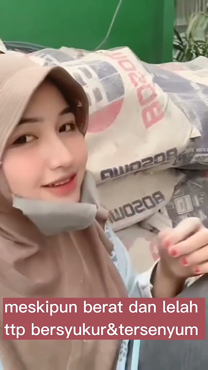 Gadis Cantik Kuli Panggul Semen #shorts