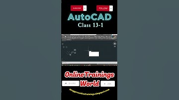 Use of Gripper Copy, offset, Explode, Mirror Command in AutoCAD 2016 Class 13 #OnlineTrainingsWorld
