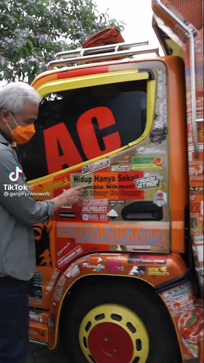 STORY WA 30 DETIK// Versi truk anti gosip dan pak ganjar pranowo