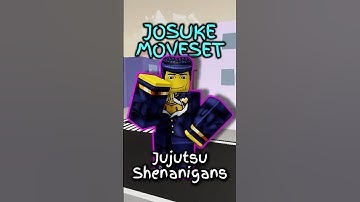 (Outdated) JOSUKE MOVESET IN JJS #skillbuilder #jujutsushenanigans #jjs