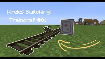 Wireles railroad switch switching!|Traincraft Server tutorial!