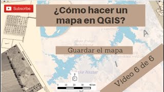 How to make a map in QGIS - 6 of 6 - Exporting the map