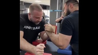 Ivan Matyushenko And Vitaly Laletin Bone-Hook Sparring