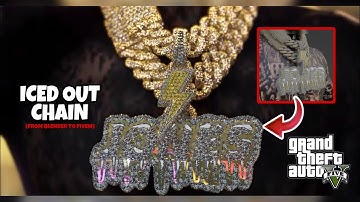 Making A High Quality Iced Out Chain Set In GTA 5 RP (FiveM) | Blender 3D Modeling