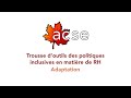 La trousse en matière de politiques d’inclusion des RH #5: Adaptation