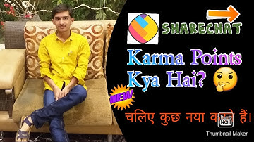 ShareChat |  Karma points hai kya? 🤔