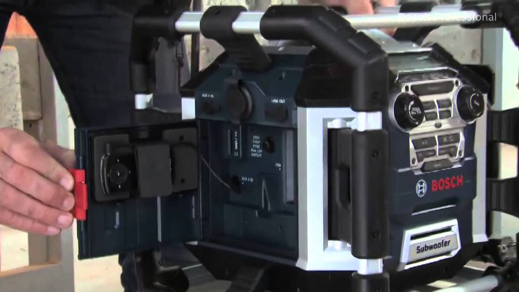 Ontvangende machine meel geest Bosch GML 50 Professional Radio charger - YouTube