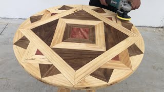 Creative Woodworking Ideas  DIY Unique Round Table