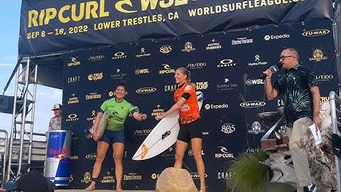 SURF MACHINE With Chris Coté: A peek behind the tent flaps at the 2022 Rip Curl WSL Finals.