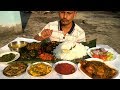 It's a Record Eating Show - 12 items with Rice - Indian Food Eating Show