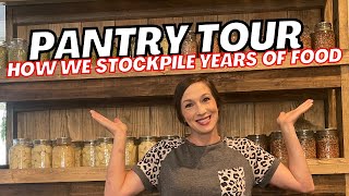 Epic PANTRY TOUR! | How We Store YEARS Worth of FOOD For Our Family!