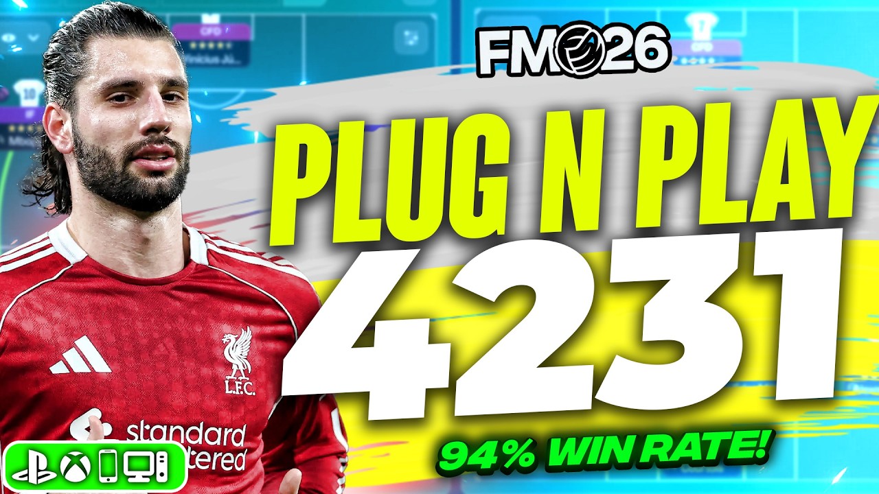 This BROKEN 4-2-3-1 Has a 94% Win Rate In FM26 | FM26 Best Tactics
