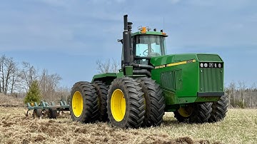 Breaking NEW GROUND With the John Deere 8560: Spring Chisel Plowing