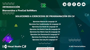 Introducción a soluciones de ejercicios de programación en C# | 2021