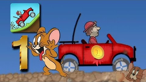 Hill Climb Racing - Gameplay Walkthrough Part 1 - Jeep (iOS, Android)