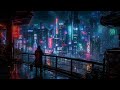 Cyberpunk Night Ambience 🌆 Rainy Futuristic Megacity | Relaxing Sci-Fi Atmosphere | 4K