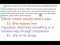 Understanding Figurative Language and Metaphors