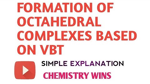 OCTAHEDRAL COMPLEXES FORMATION BASED ON VBT @sadhanadhananjaya CHEMISTRY WINS #chemistry