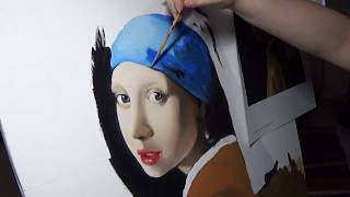 Ragazza con l'orecchino di perla/Girl with a Pearl Earring - Speed Painting