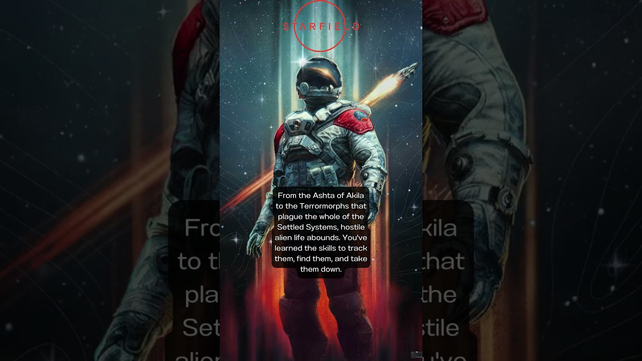 Starfield Background - BEAST HUNTER - Details and Starting Skills