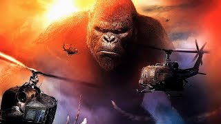 KONG vs HELICOPTERS | Fight Scene | Kong: Skull Island (2017) Movie Scene HD