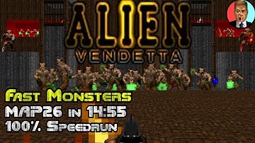 [World Record] UV Fast Speedrun of Alien Vendetta Map 26 in 14:55