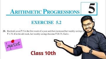 Class - 10 Ex - 5.2 Q 20  Maths, Arithmetic progression, NCERT, CBSE AP Class 10, By Rajeev Kumar