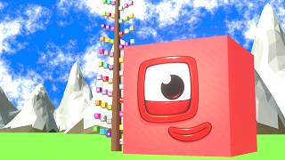 Magic Color Cubes! Build Numberblocks 100 & Learn Math | Fun Addition Song & Kids Puzzle