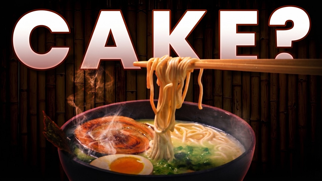 Making a Cake Look "Wet" (The Ramen Illusion)