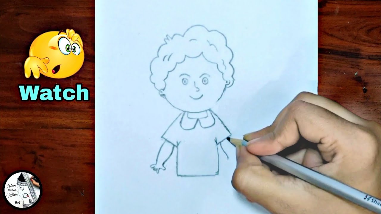 How to draw a boy | Easy draw way step by step | sketch drawing | jebun ...