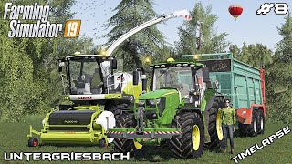 Silage harvest with MrsTheCamPeR | Animals on Untergriesbach | Farming Simulator 19 | Episode 8