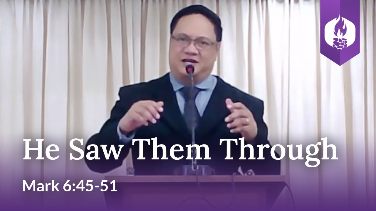 He Saw Them Through (Mark 6:45-51) - YouTube