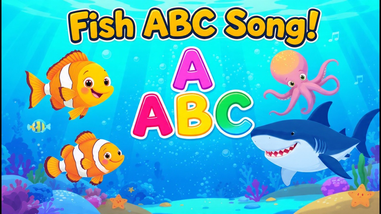 ABC Fish Song for Kids | Ocean Alphabet A–Z. Learn ABC - YouTube