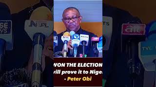 Peter Obi 1st press release to Bola Tinubu. Update
