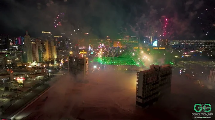 Drop the Trop Combined Edit with Show Audio/Sound - GGG Demolition - Tropicana Implosion - 10/09/24