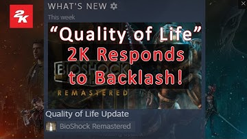 Quality of Life Update, 2K Responds to BACKLASH Over New Launcher!