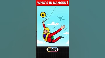 Who is in danger?  #riddle #quiz #riddlechallenge  #challenge #riddleoftheday #viral