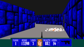 Wolfenstein 3D TC for ZDoom - E3L1 - All Secrets - I Am a Death Incarnate