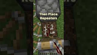 How To Make a Piston Bolt in Minecraft #shorts #minecraftbuild