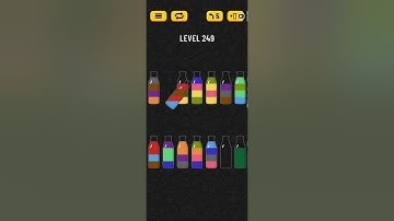 Soda Sort Puzzle Level 249 Walkthrough Solution Android/iOS