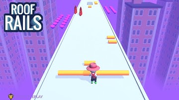 Roof Rails - Gameplay Walkthrough  Part 2 - Levels 11 - 20 (iOS, Android)