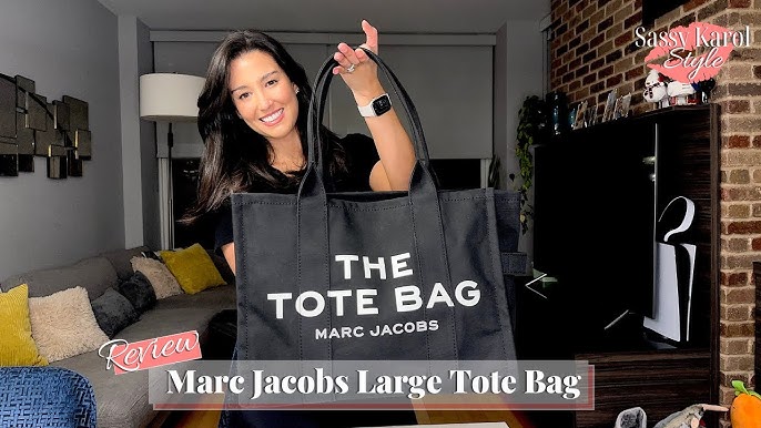 Size comparison The Marc Jacobs the Tote bag Mini, Small and Large in  grained Leather 