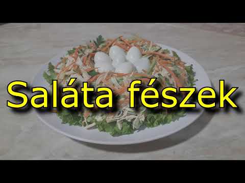 Videó: Fészek Saláta Recept
