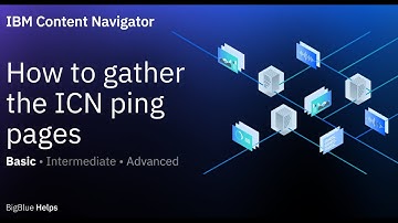 How to gather the IBM Content Navigator ping pages