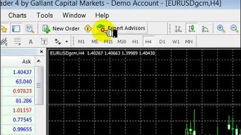 MT4 Load and Troubleshoot an EA by Gallant Capital Markets