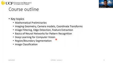 CAP5415 Lecture 1 [Administrative] - Fall 2020