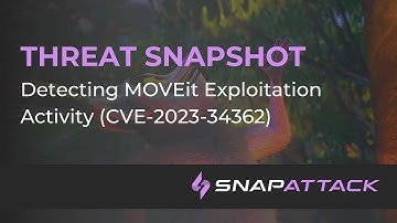 Detecting MOVEit Exploitation Activity (CVE-2023-34362) | Threat SnapShot