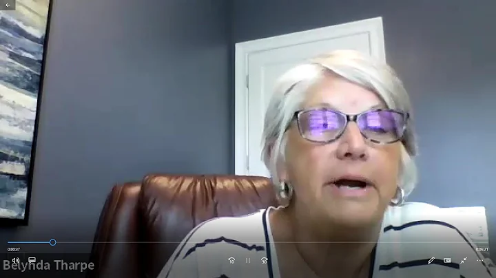 Past President Belynda Tharpe Interview; Interview...