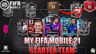 My First Team Upgrade In Fifa Mobile 21!| 53-82 Ovr!| GMR João Félix, 4x N&L And Much More!