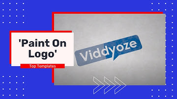 Paint On Logo | Logo Animation Template Created On Viddyoze | Create Marketing Videos